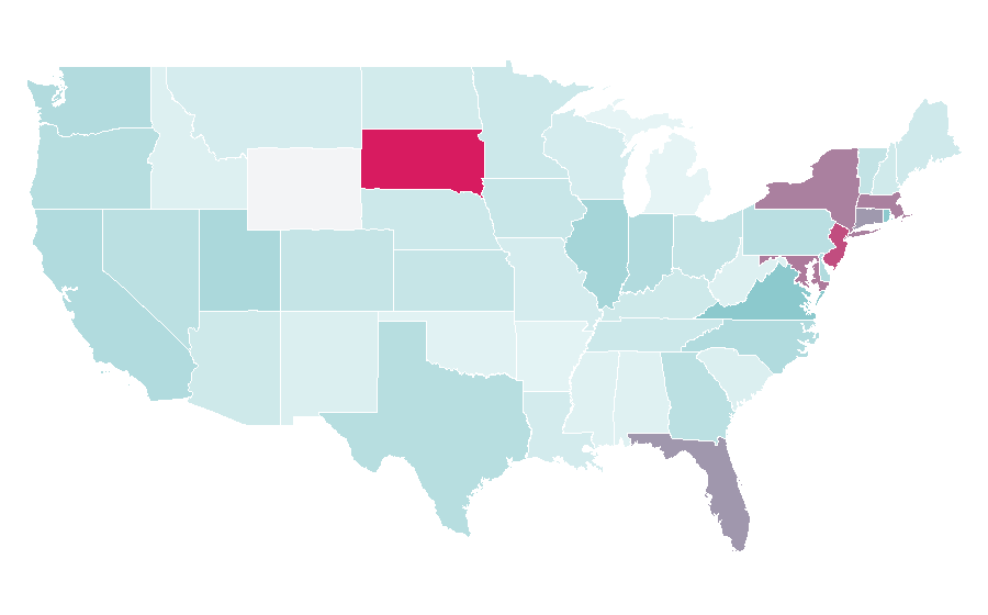 Affinity by region — Brighton & Hove Albion F.C., United States