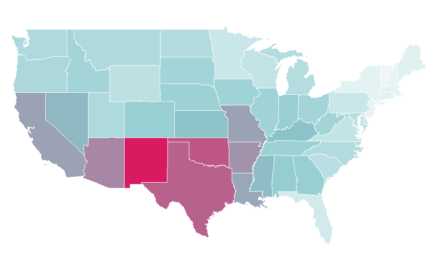 Affinity by region — Bring It On (film), United States