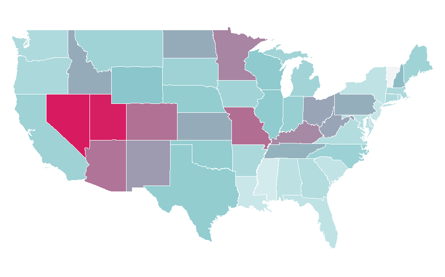 Affinity by region — Bring Me the Horizon, United States