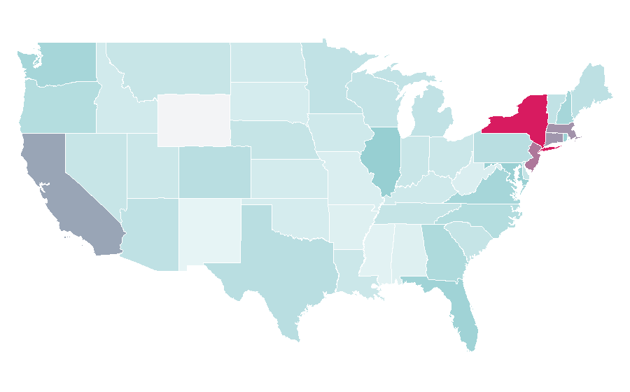 Affinity by region — Briogeo, United States