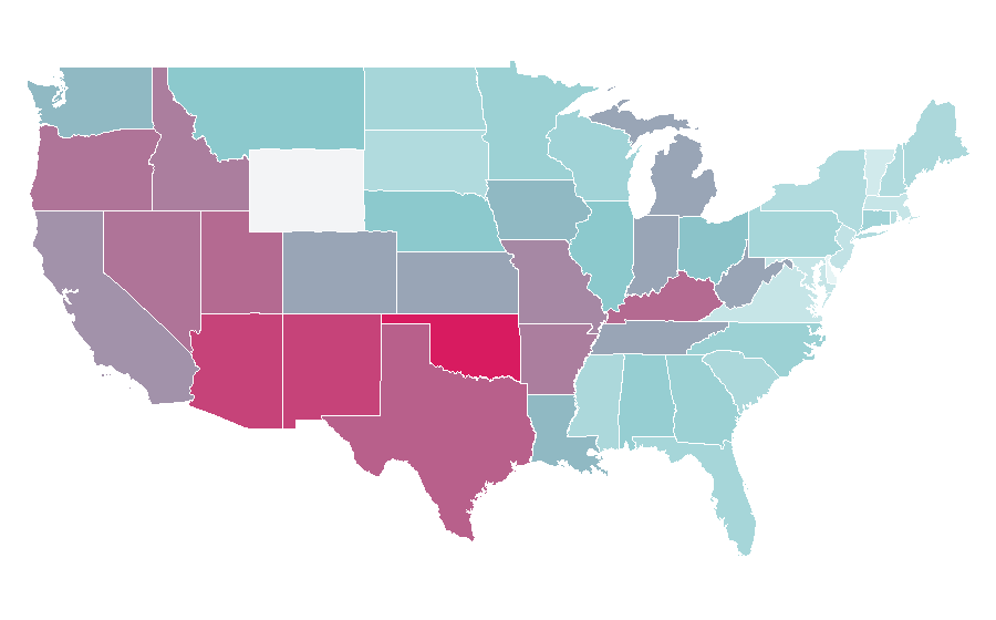 Affinity by region — Brittany Murphy, United States
