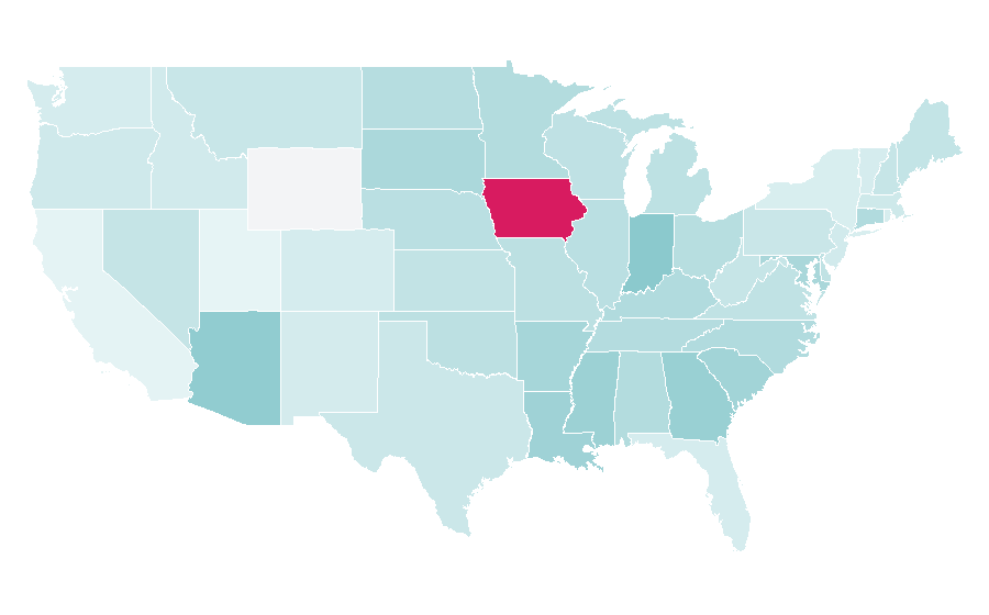 Affinity by region — Brittney Griner, United States
