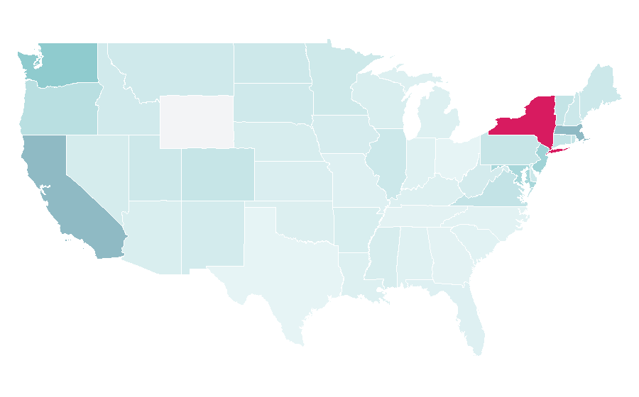Affinity by region — Brompton Bicycle, United States