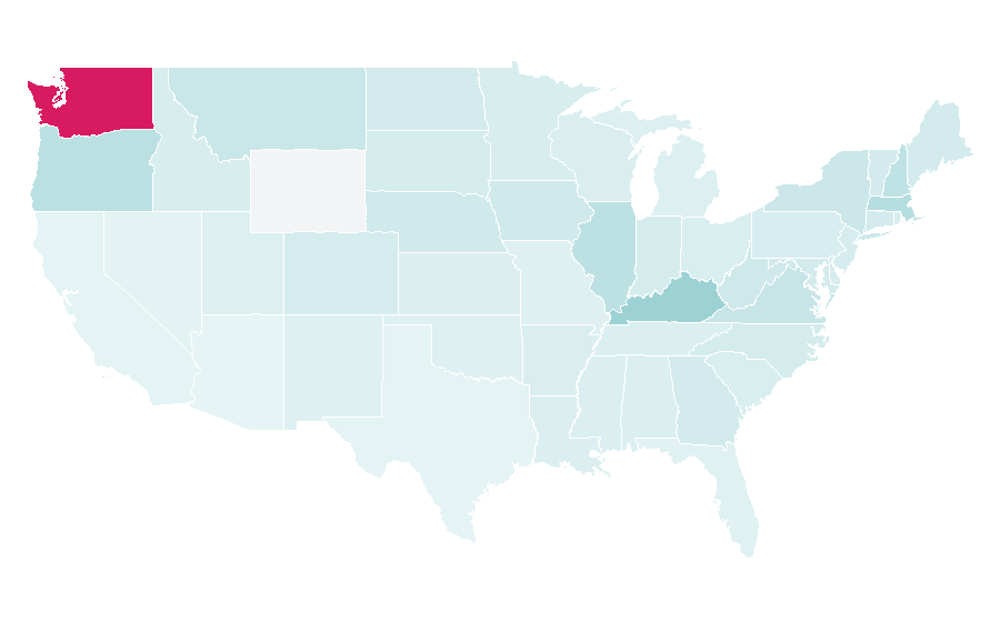 Affinity by region — Brooks Running, United States