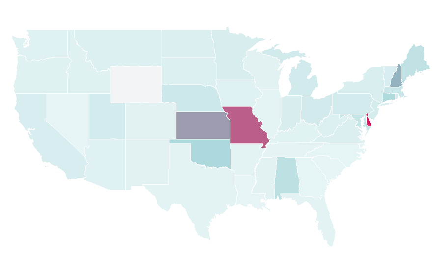 Affinity by region — Brookside, United States