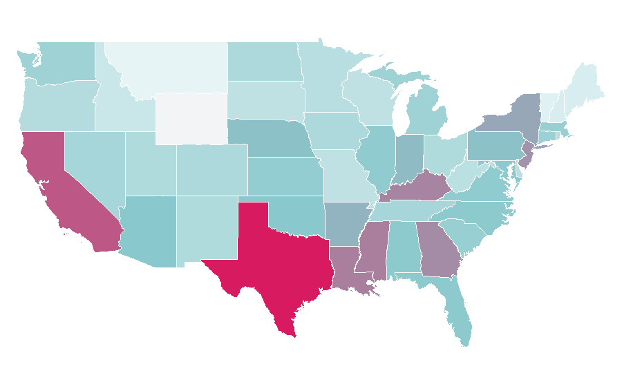 Affinity by region — Broom, United States