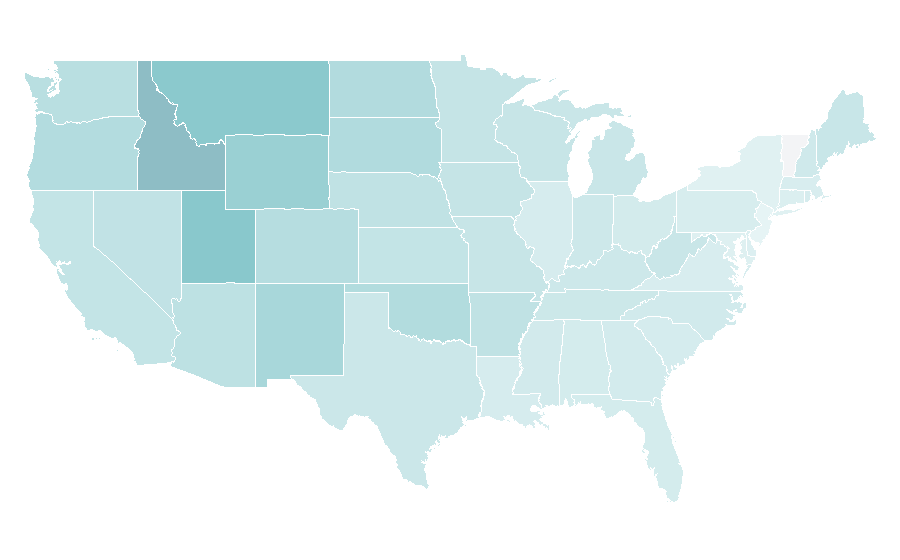 Affinity by region — Brother Bear, United States