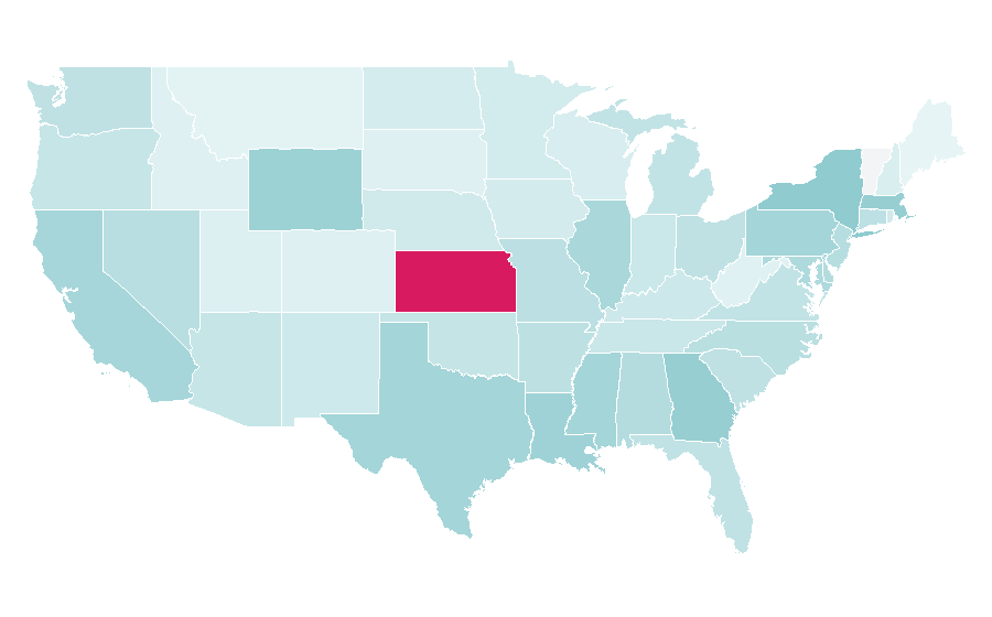 Affinity by region — Brown sugar, United States