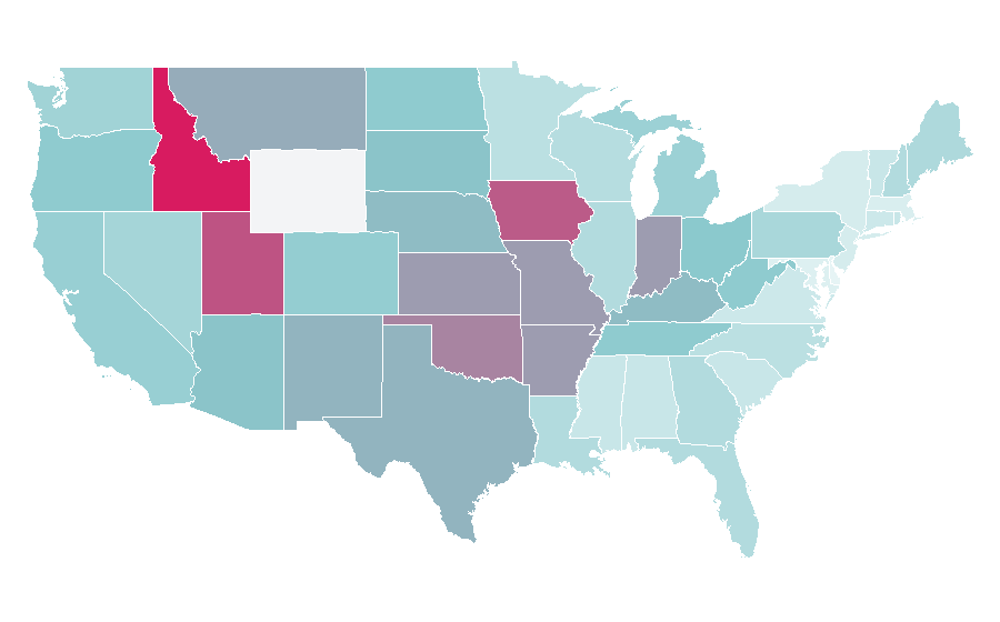 Affinity by region — Bruce Almighty, United States