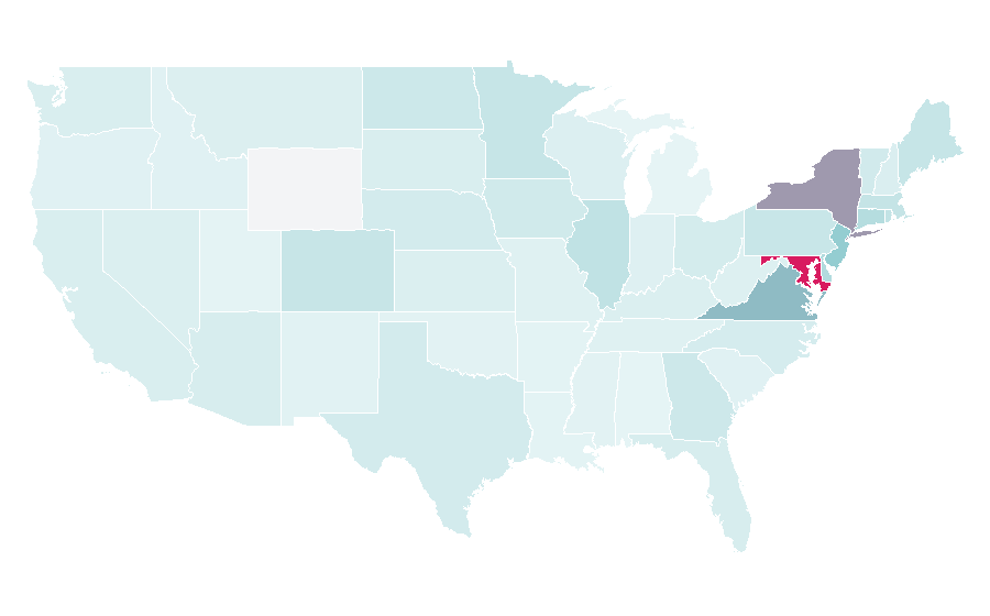 Affinity by region — Brussels Airlines, United States