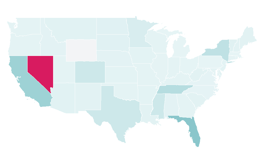 Affinity by region — Bubba Gump Shrimp Company, United States