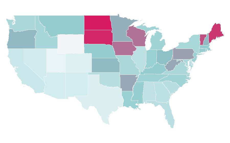 Affinity by region — Bubble Shooter, United States