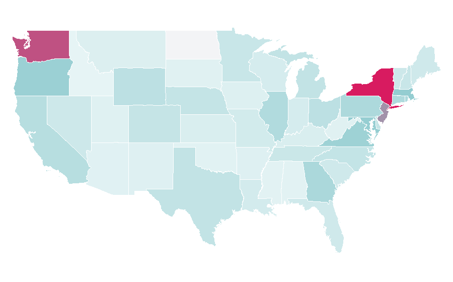Affinity by region — Bubble tea, United States