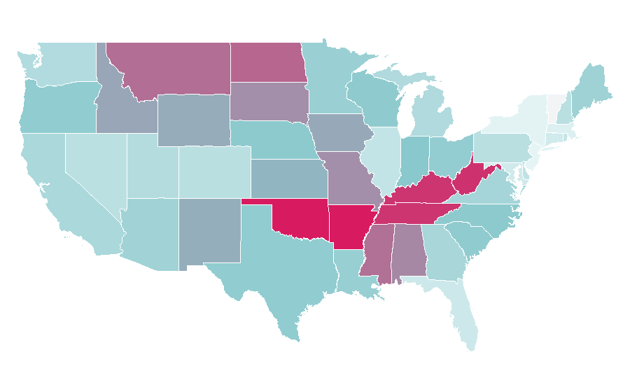 Affinity by region — Buck Owens, United States