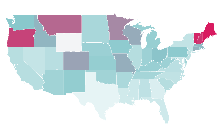 Affinity by region — Buffalo Springfield, United States