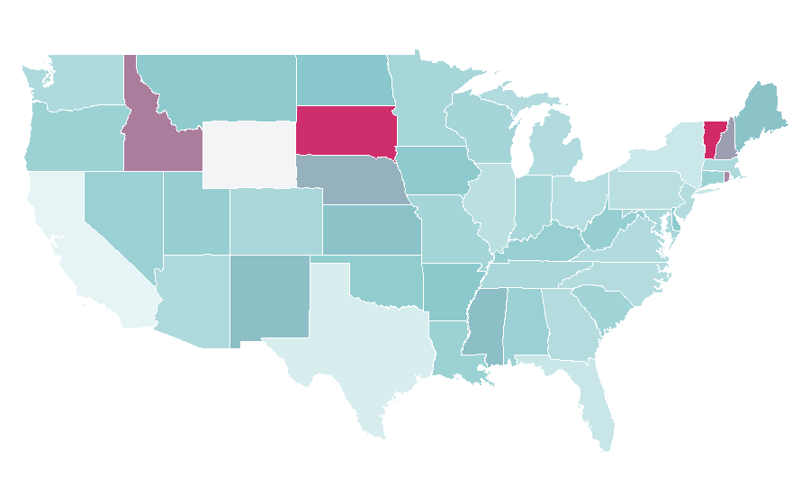 Affinity by region — Build to order, United States