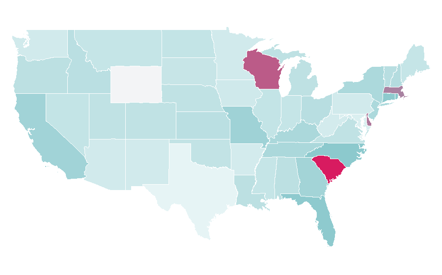 Affinity by region — Building inspection, United States