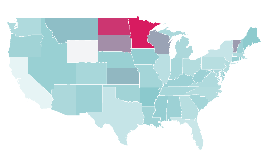 Affinity by region — Building restoration, United States
