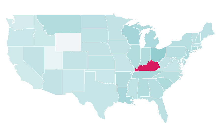 Affinity by region — Bulleit Bourbon, United States