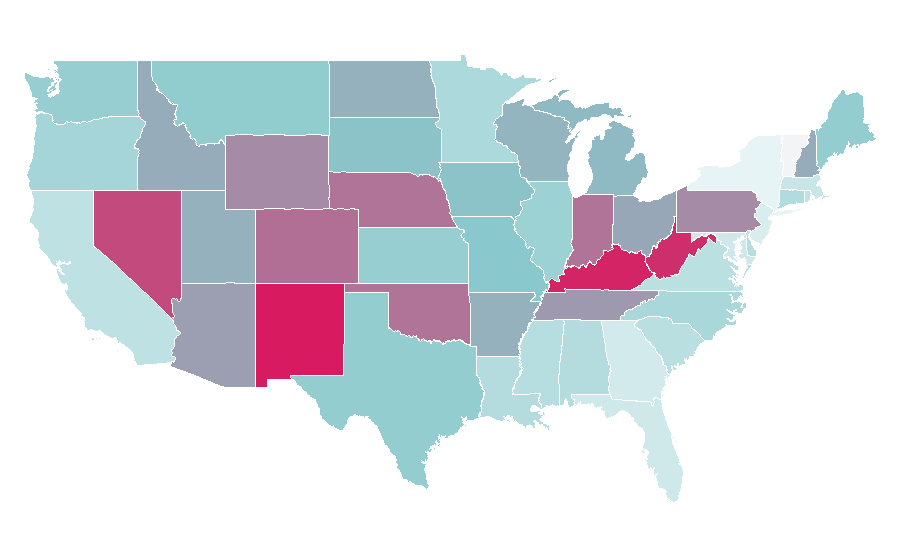 Affinity by region — Bullet for My Valentine, United States