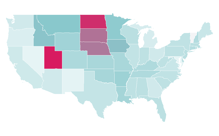 Affinity by region — Burga, United States
