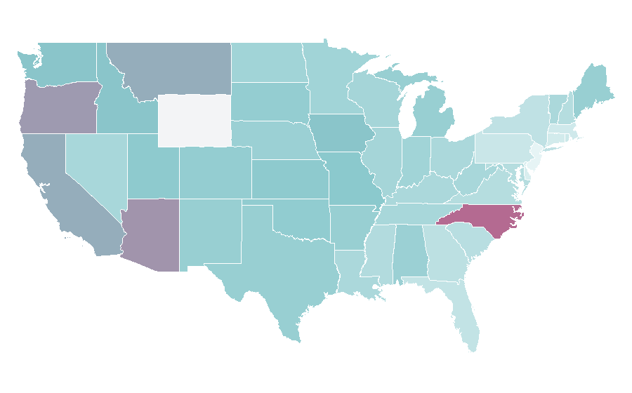 Affinity by region — Burial, United States