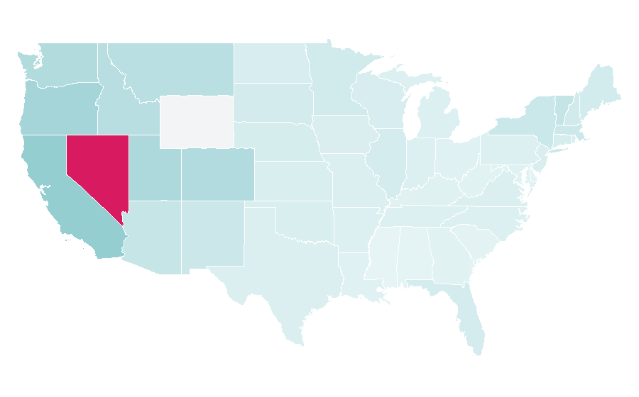 Affinity by region — Burning Man, United States