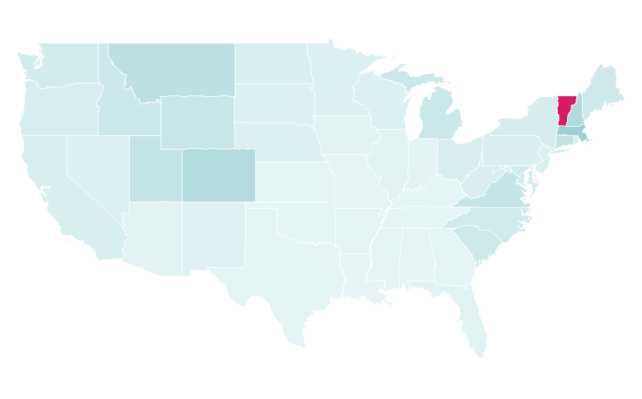 Affinity by region — Burton, United States