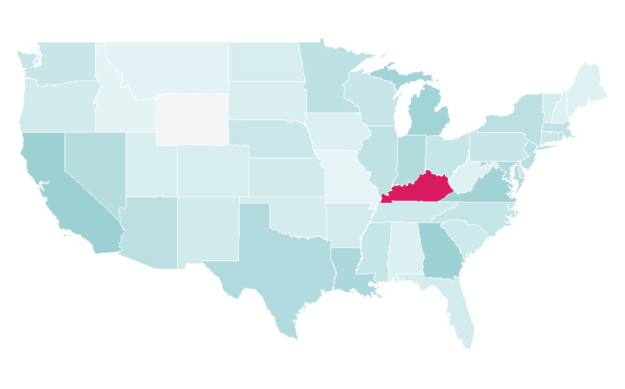 Affinity by region — Bus driver, United States