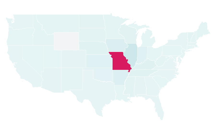 Affinity by region — Busch Stadium, United States