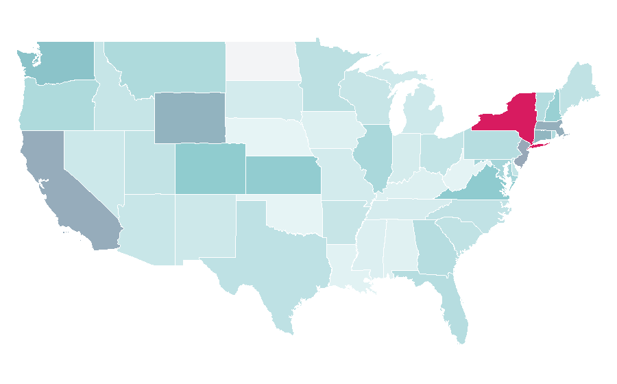 Affinity by region — Business Insider, United States