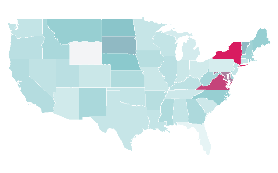 Affinität nach Region — Business process, USA