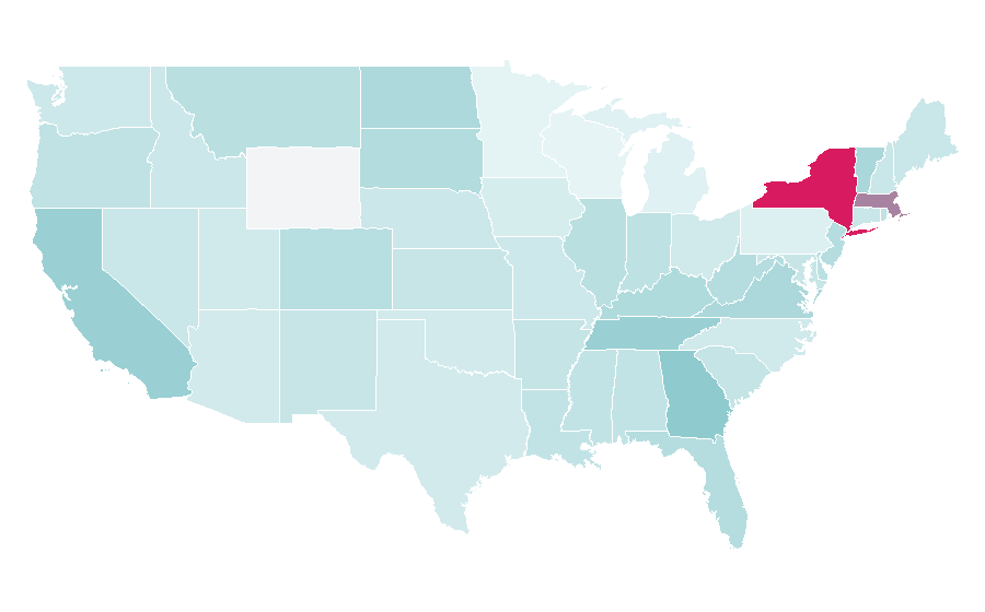 Afinidad por región — Business travel, Estados Unidos