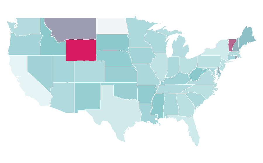Affinity by region — Buy to let, United States