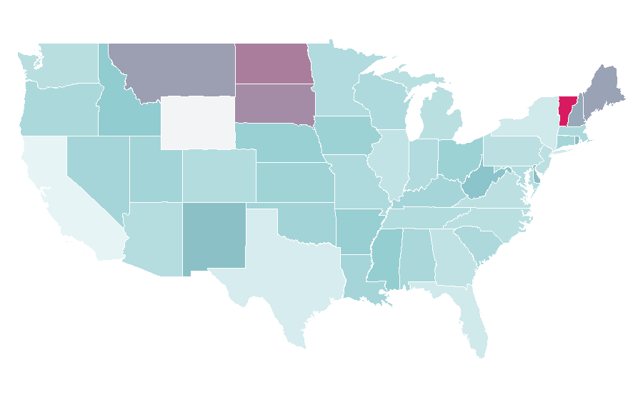 Affinity by region — Buyer brokerage, United States
