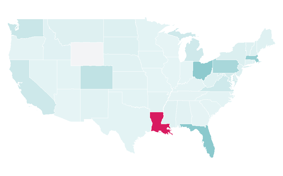 Affinity by region — Byblos, United States