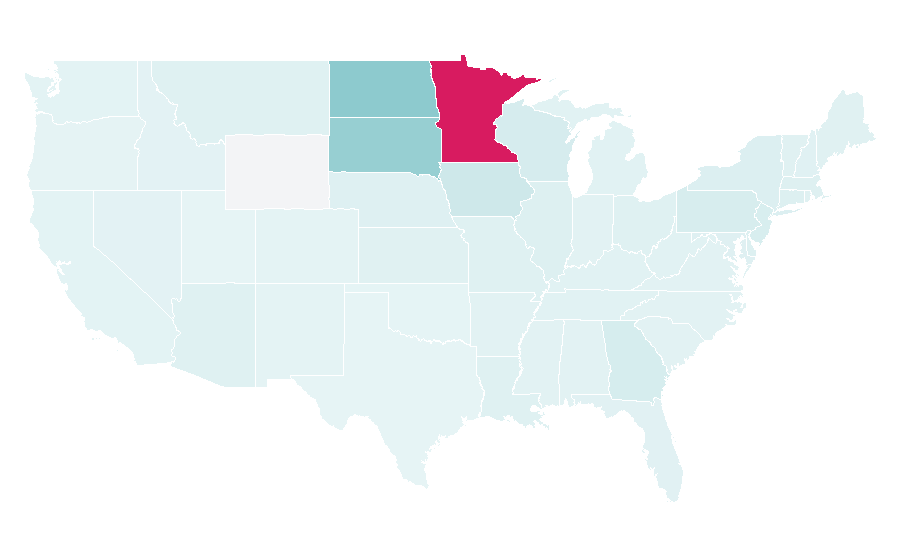 Affinity by region — Byron Buxton, United States