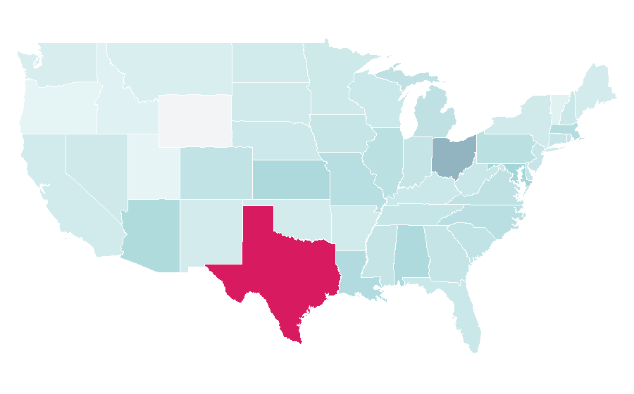 Affinity by region — C. J. Stroud, United States