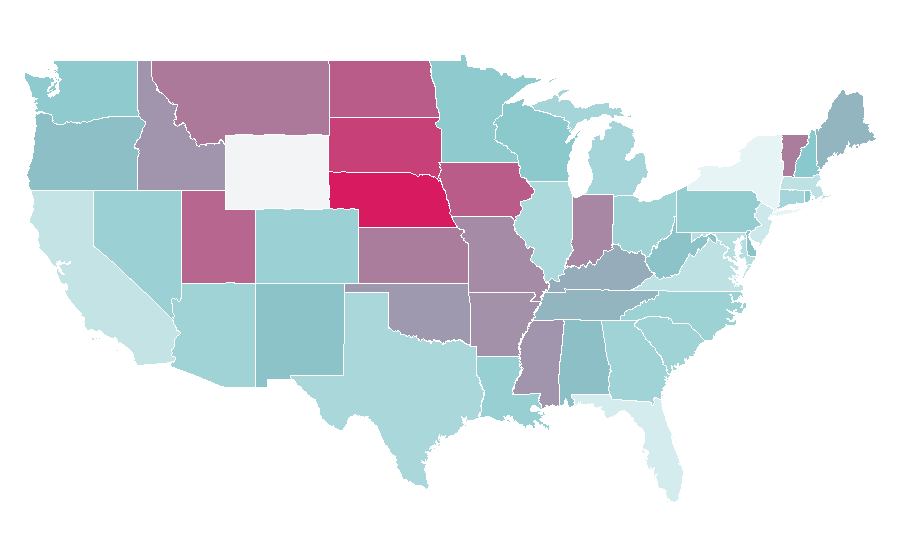 Affinity by region — Cab over, United States
