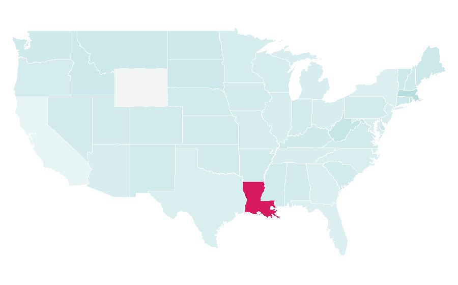 Affinity by region — Cabelos, United States