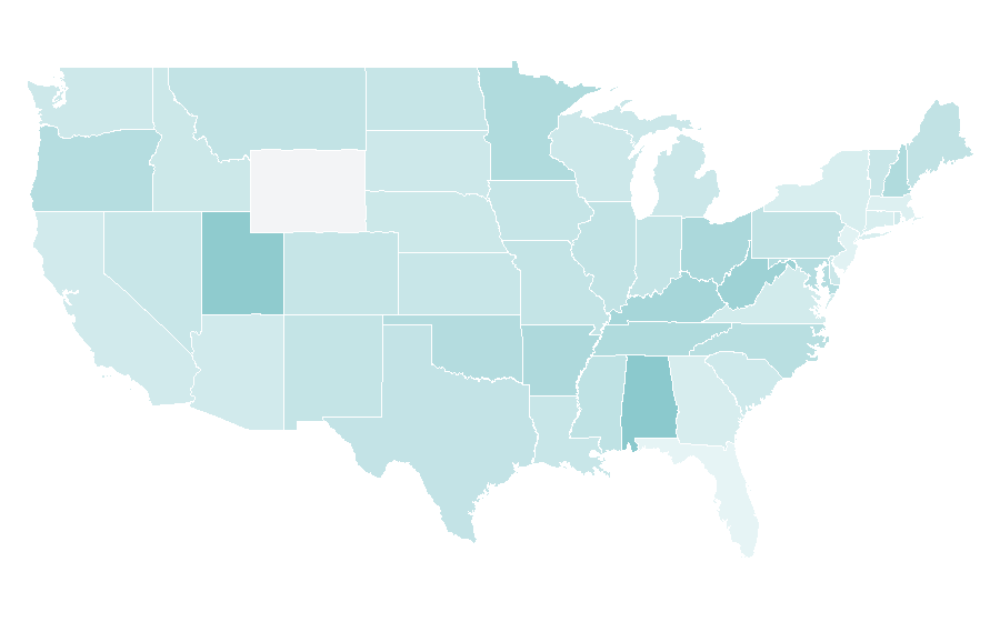Affinity by region — Cabin Fever (2002 film), United States
