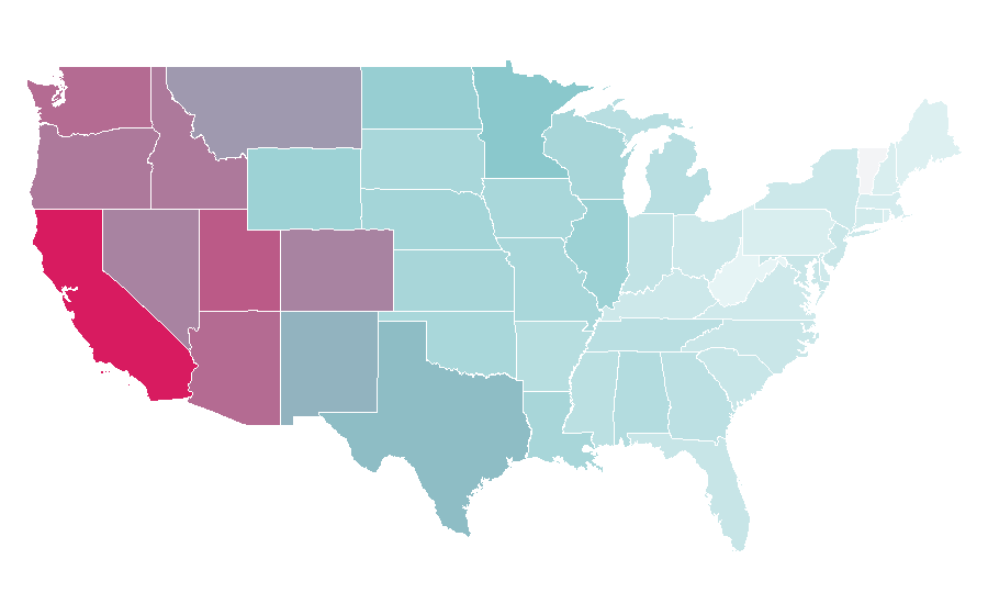 Affinity by region — Cabo San Lucas, United States