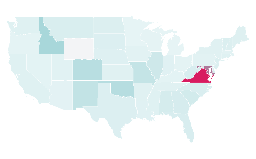 Affinity by region — CACI, United States