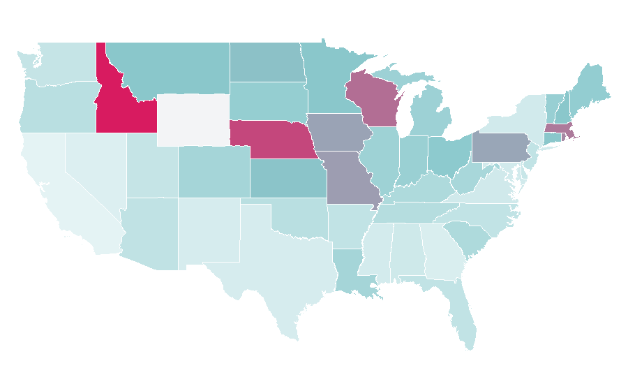 Affinity by region — Caddyshack, United States