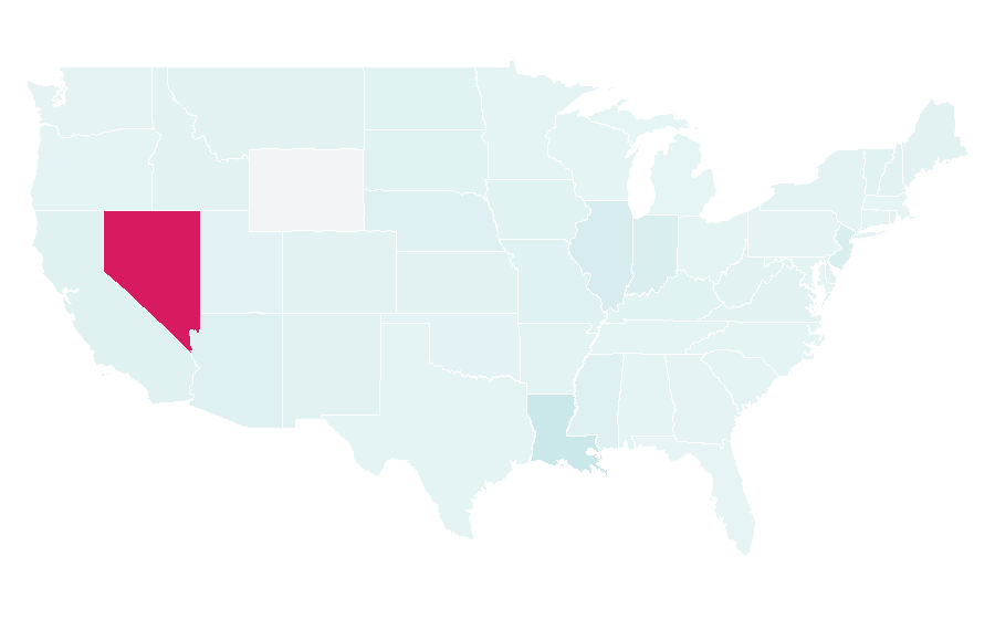 Affinity by region — Caesars Entertainment Corporation, United States
