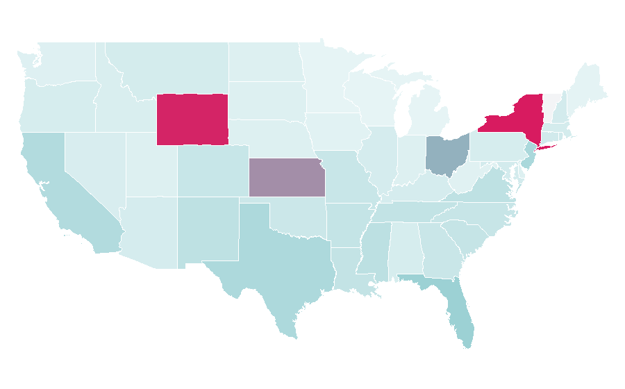 Affinity by region — Cafeteria, United States
