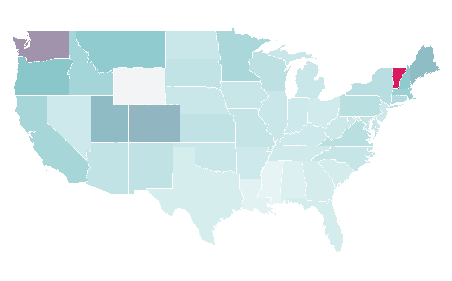 Affinity by region — Cairn, United States