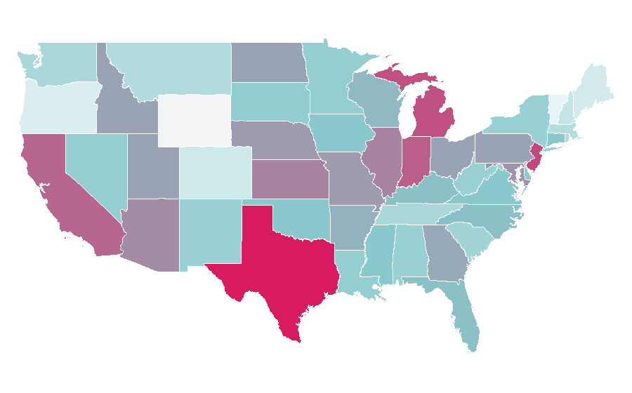 Affinity by region — Cake pop, United States