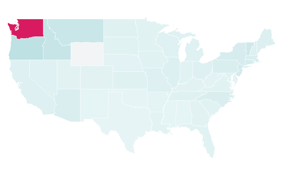 Affinity by region — Cal Raleigh, United States