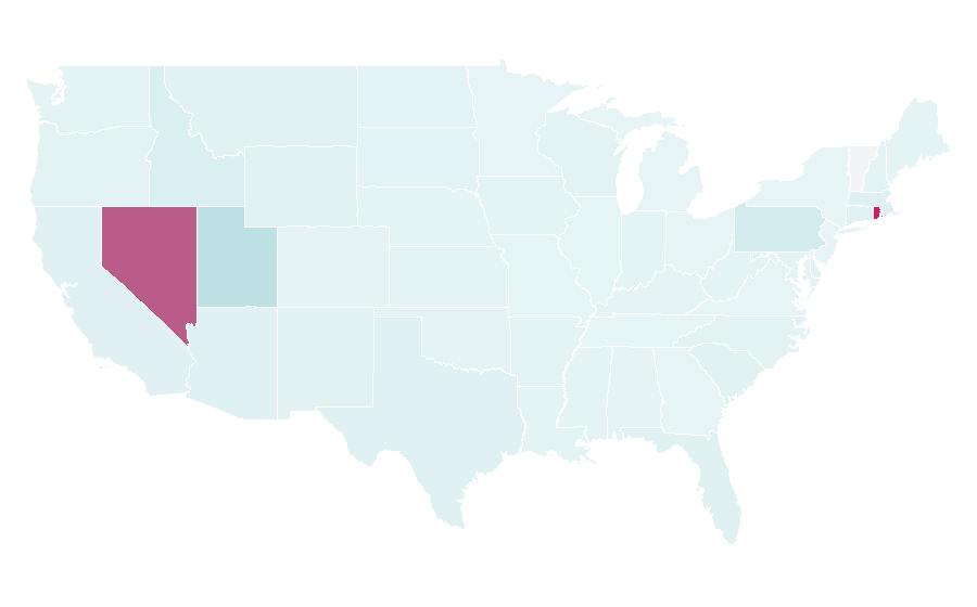 Affinity by region — Caliente, Nevada, United States
